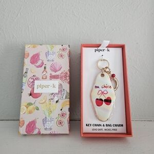 NWT Piper K Ma Cherie Bag Charm/Key Chain